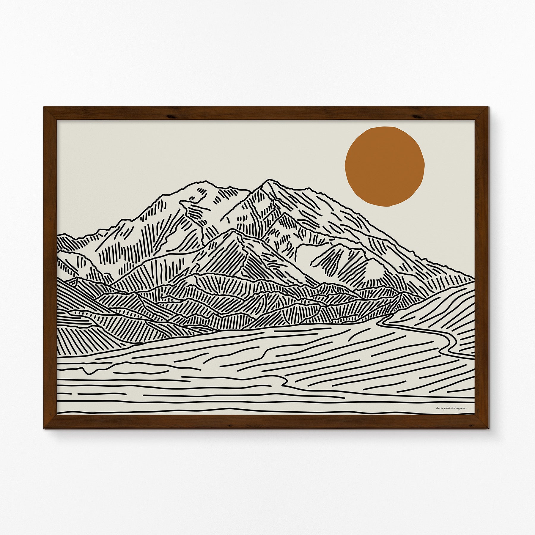 Denali Poster Horizontaal: Het Dak van Alaska