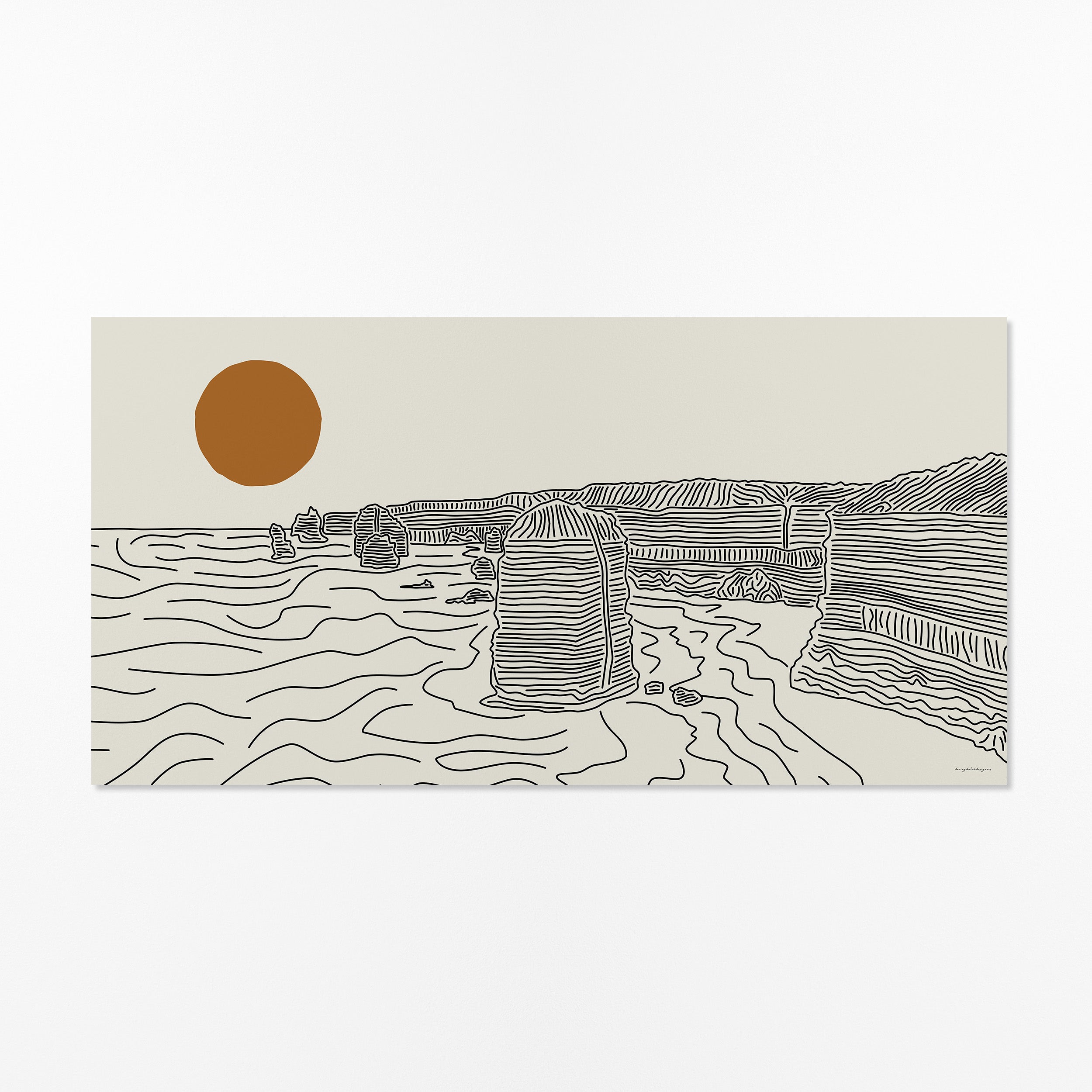 Great Ocean Road Australië Panorama Poster