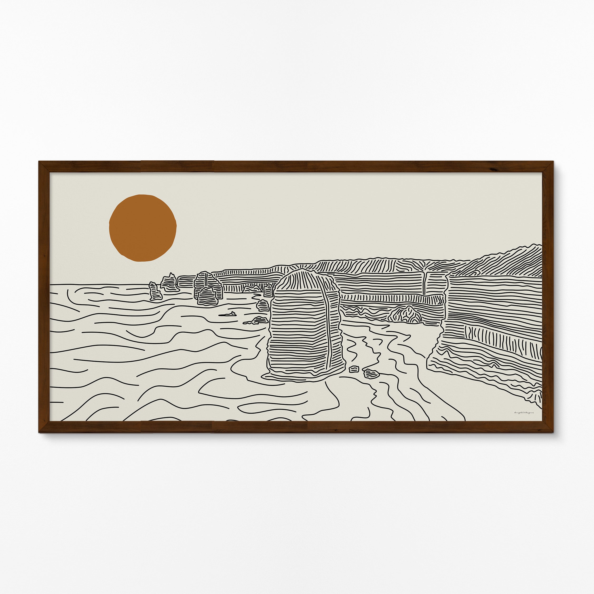 Great Ocean Road Australië Panorama Poster