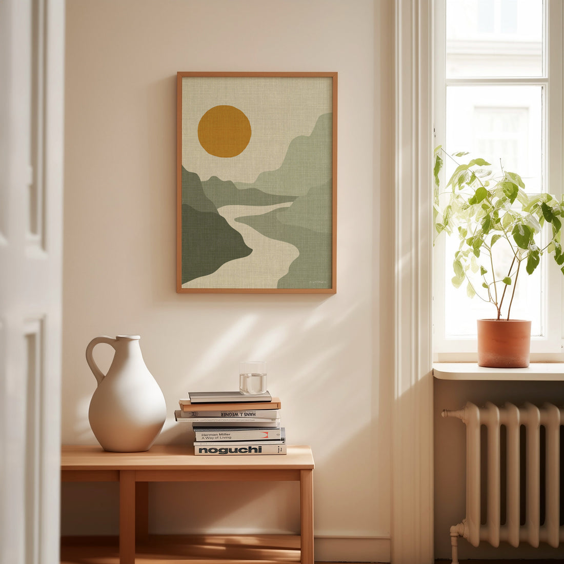 Laat de Natuur in Huis Binnenstromen: Bergen en Rivieren Poster