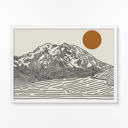 Denali Poster Horizontaal: Het Dak van Alaska