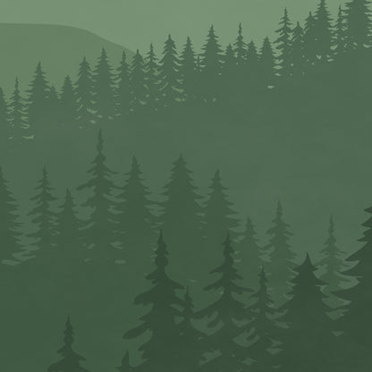 Poster Dagdromen van Bergen: De Smoky Mountains voor Thuis