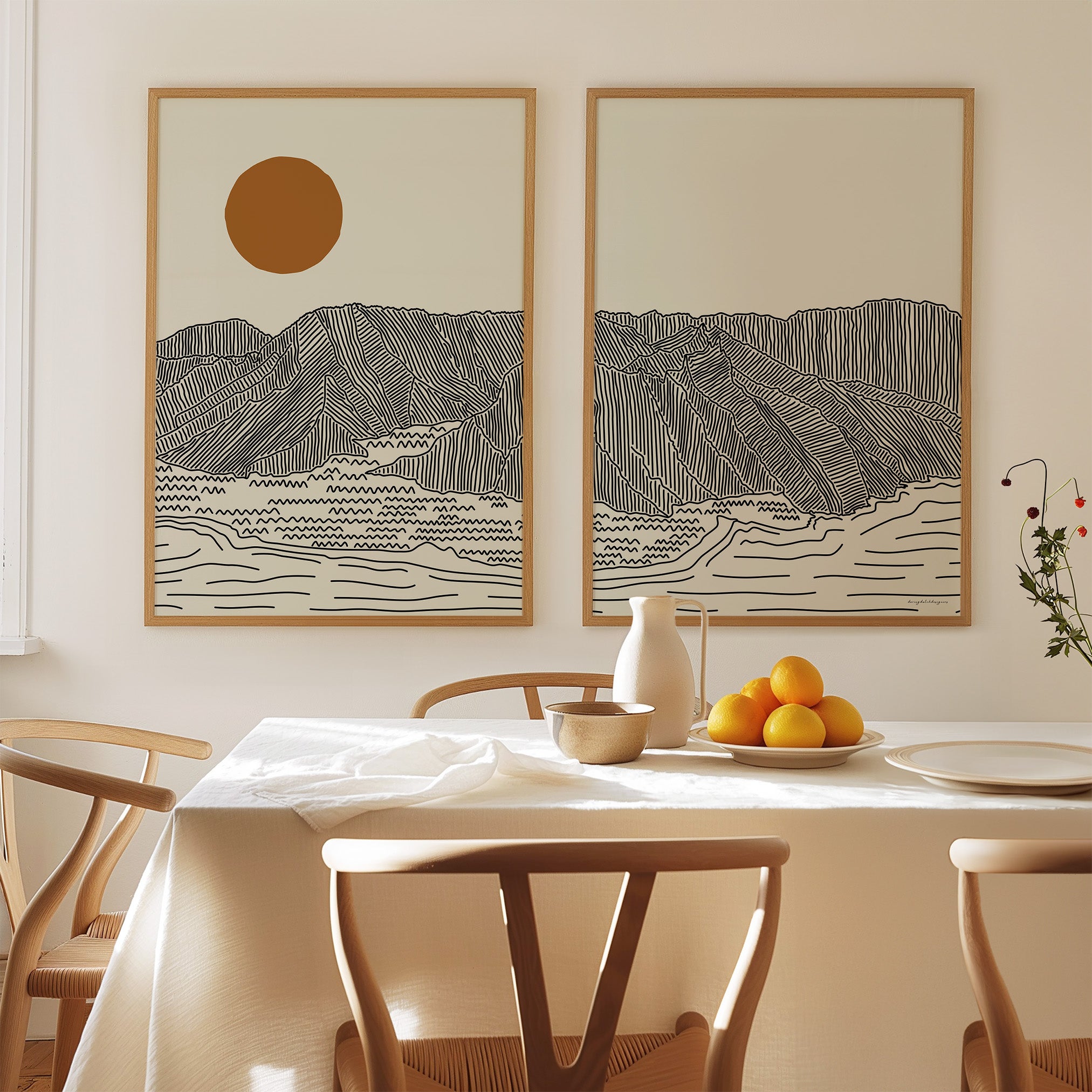 Tweeluik Poster - Jouw Herinnering aan Oahu, Hawaii