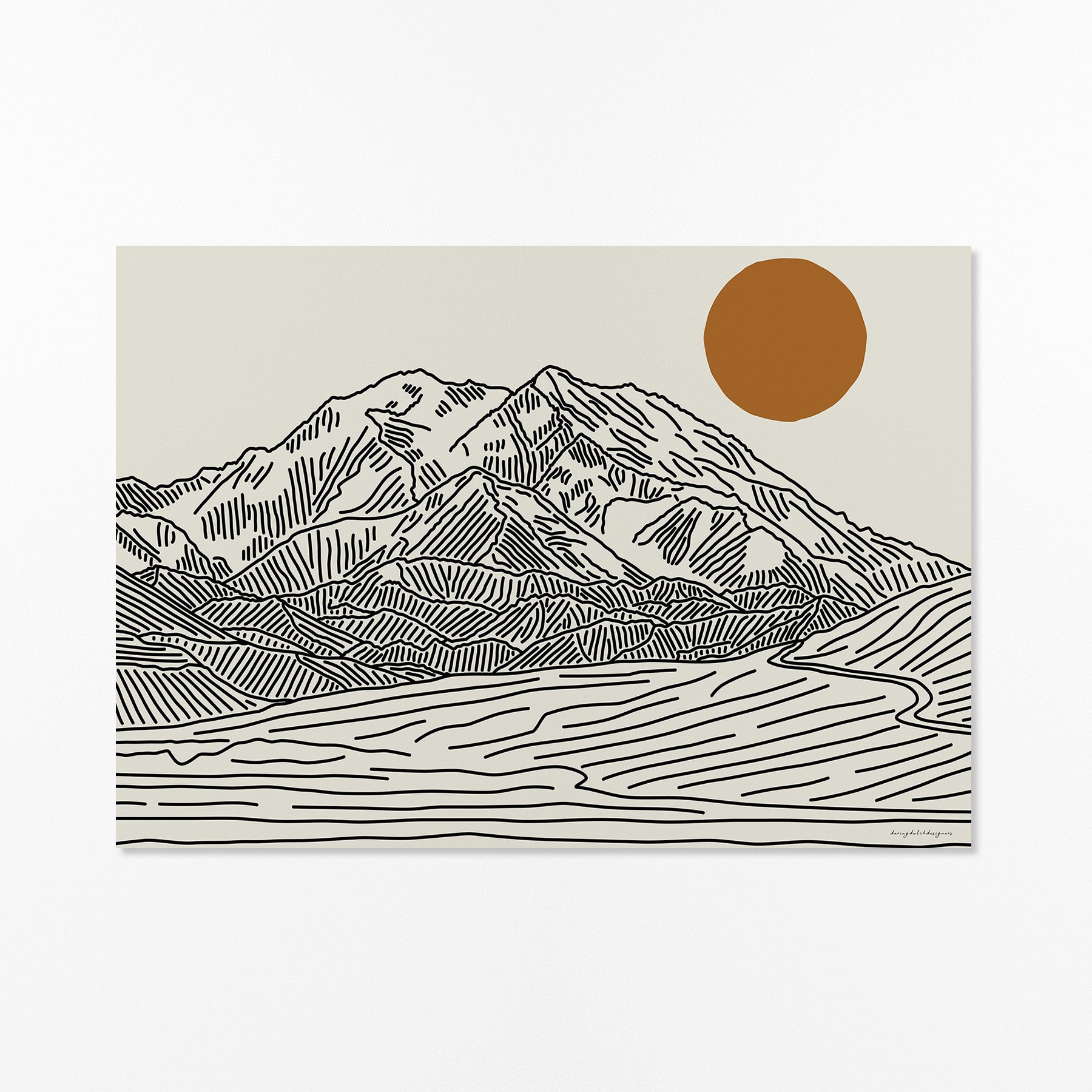 Denali Poster Horizontaal: Het Dak van Alaska