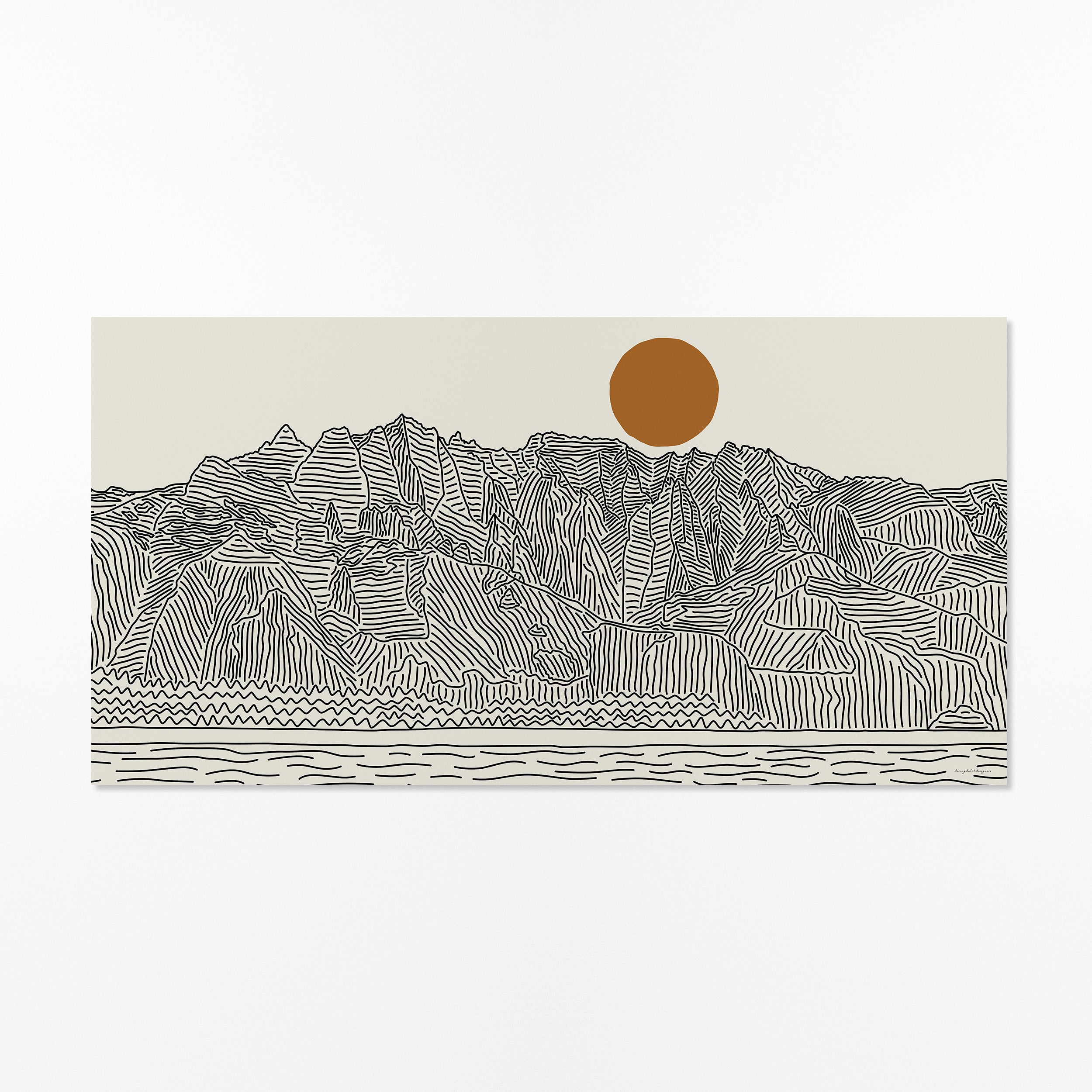 Kauai Hawaii Panorama Poster