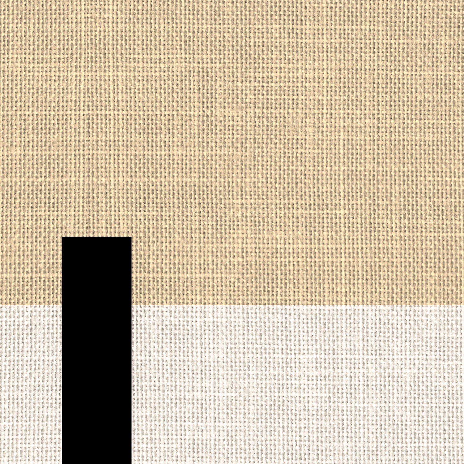 Moderne Abstracte Linnen Look Poster Vierkant