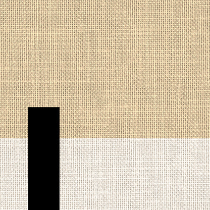 Moderne Abstracte Linnen Look Poster Vierkant