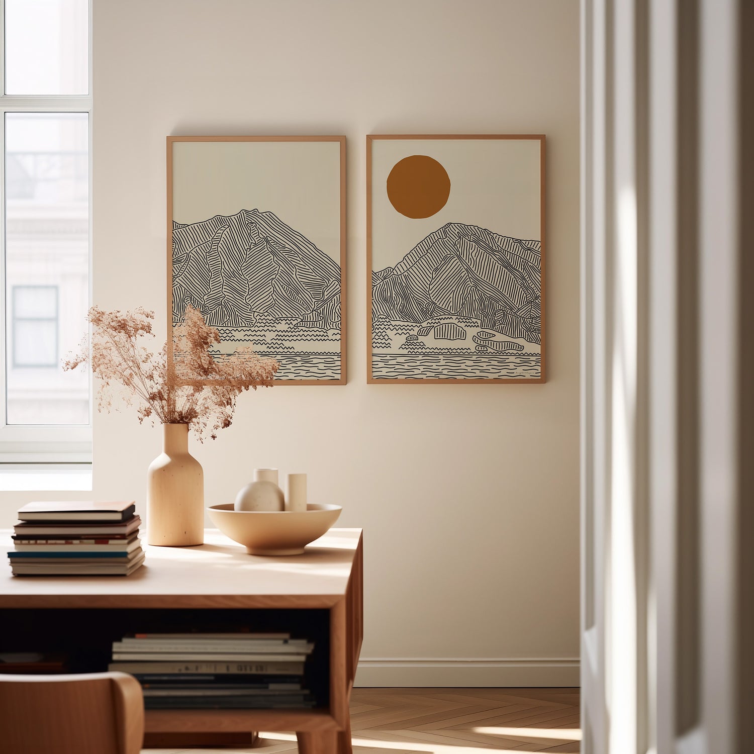 Tweeluik Poster: Maui’s West Mountains Hawaii