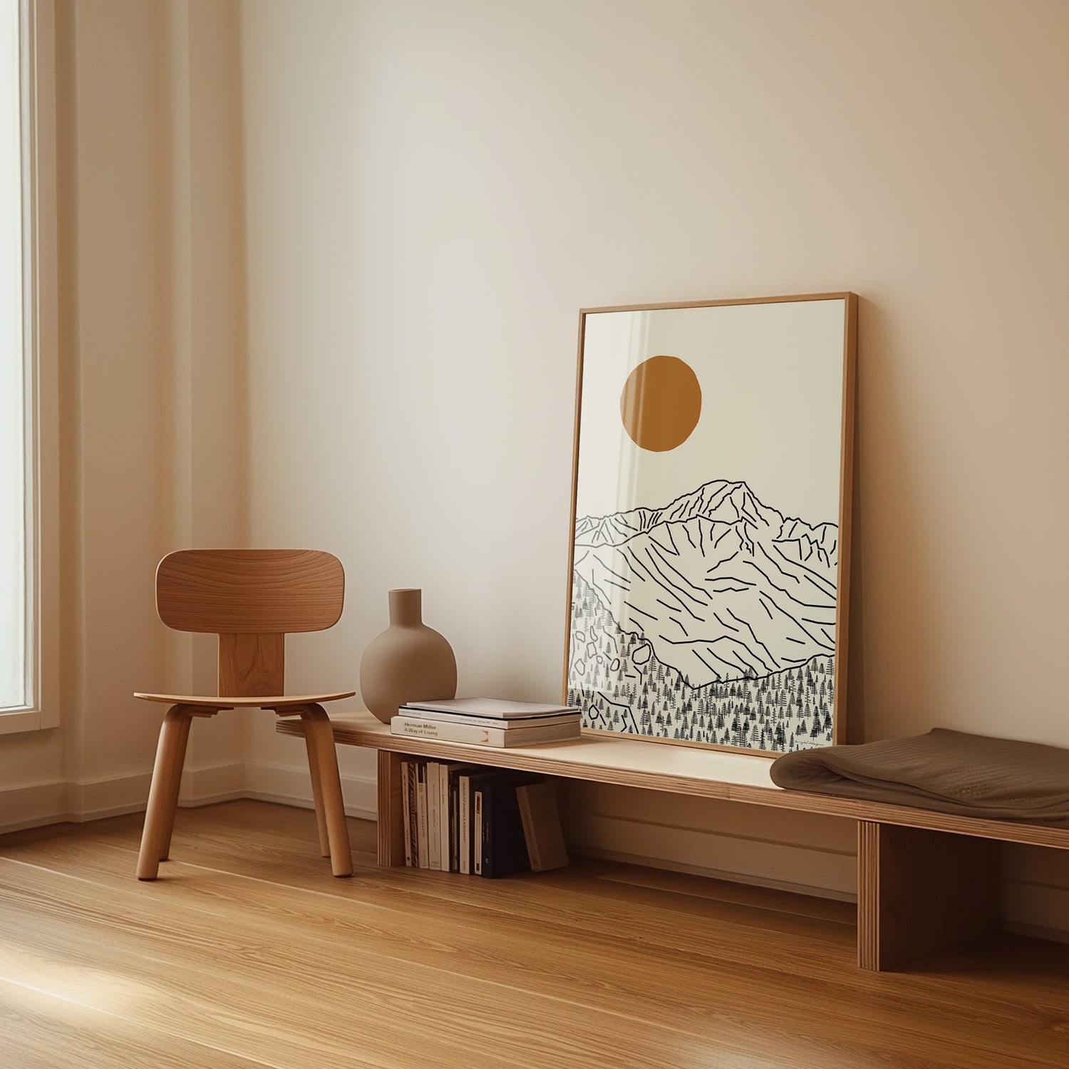 Mont Blanc Poster Verticaal