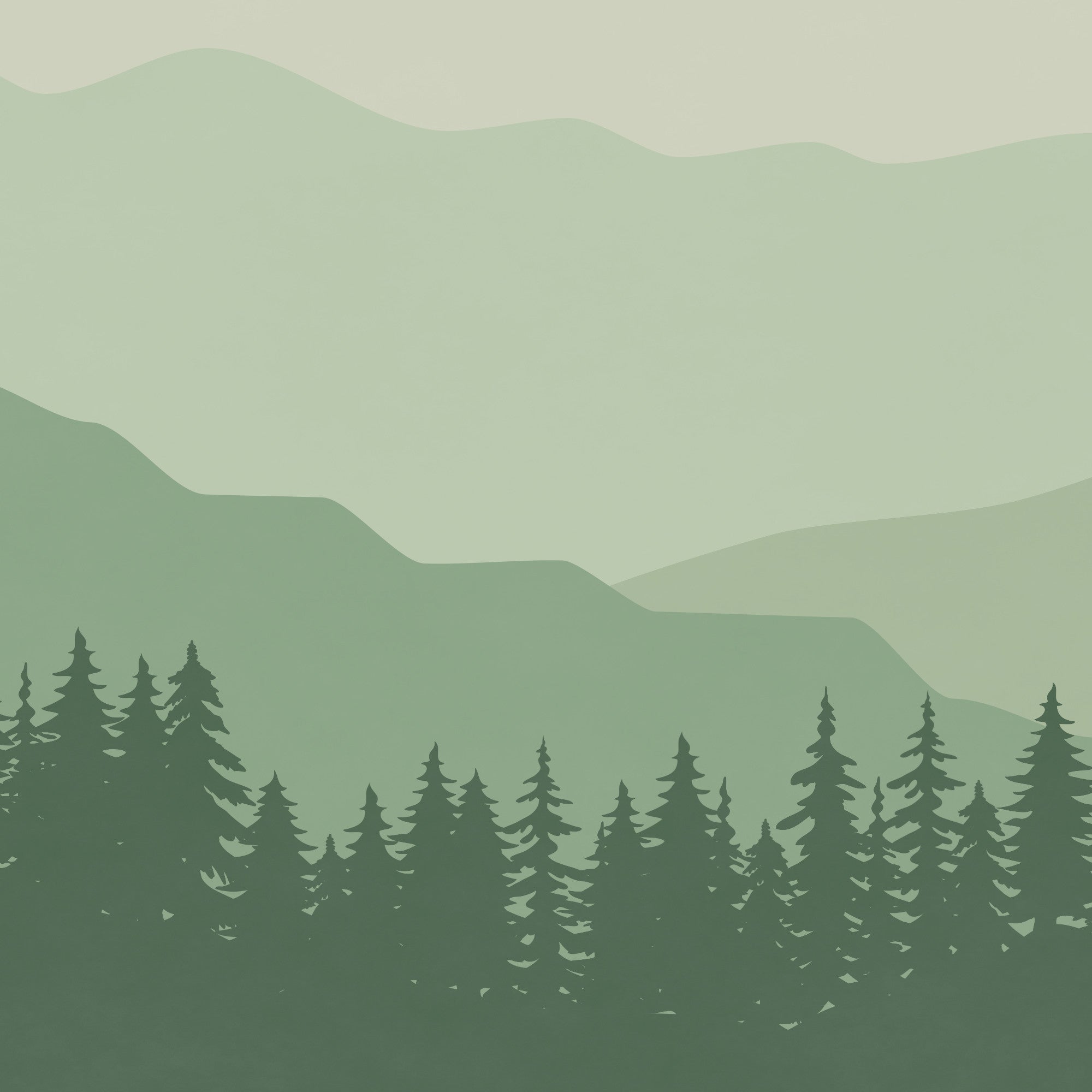 Mistige Bergen Tweeluik Poster – Smoky Mountains