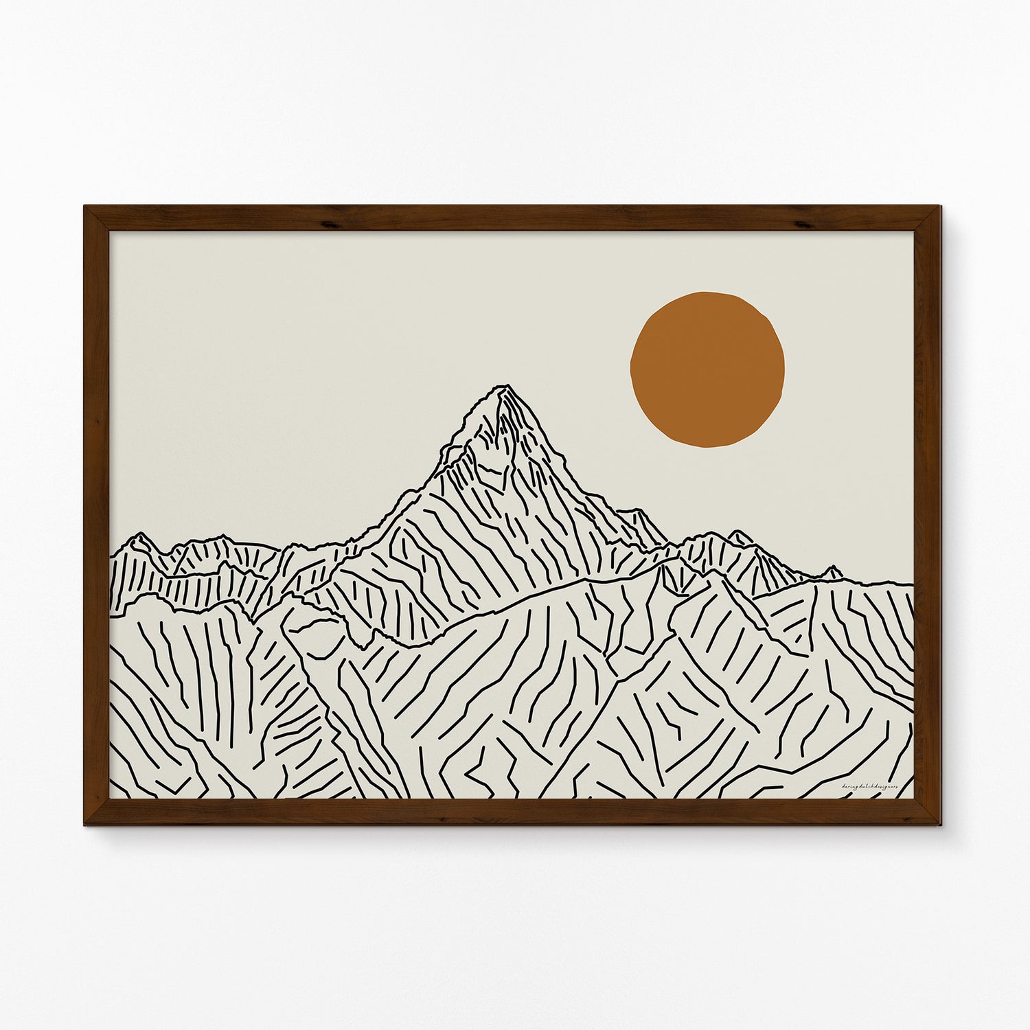Mount Everest Poster Horizontaal