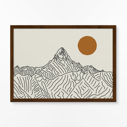 Mount Everest Poster Horizontaal