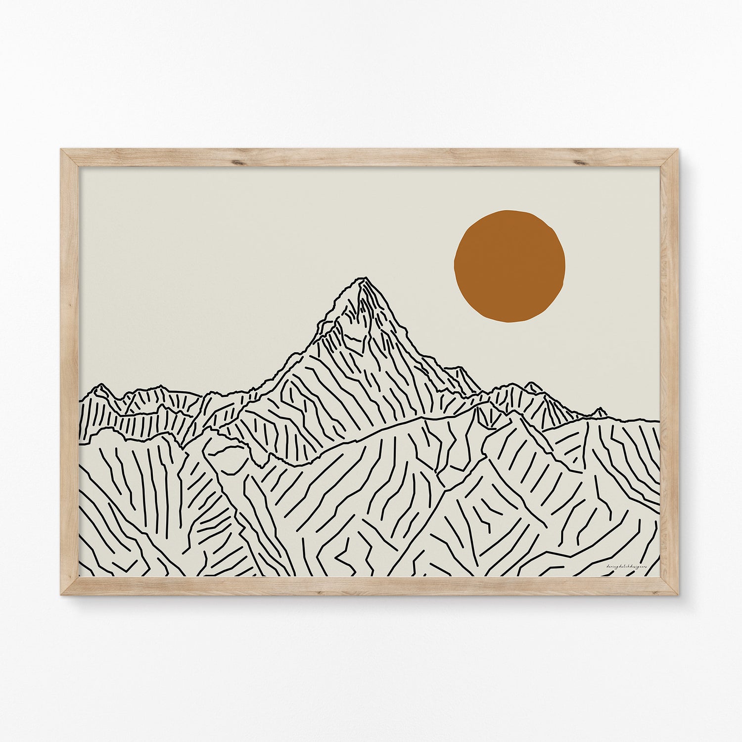 Mount Everest Poster Horizontaal