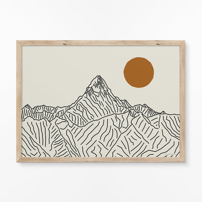 Mount Everest Poster Horizontaal