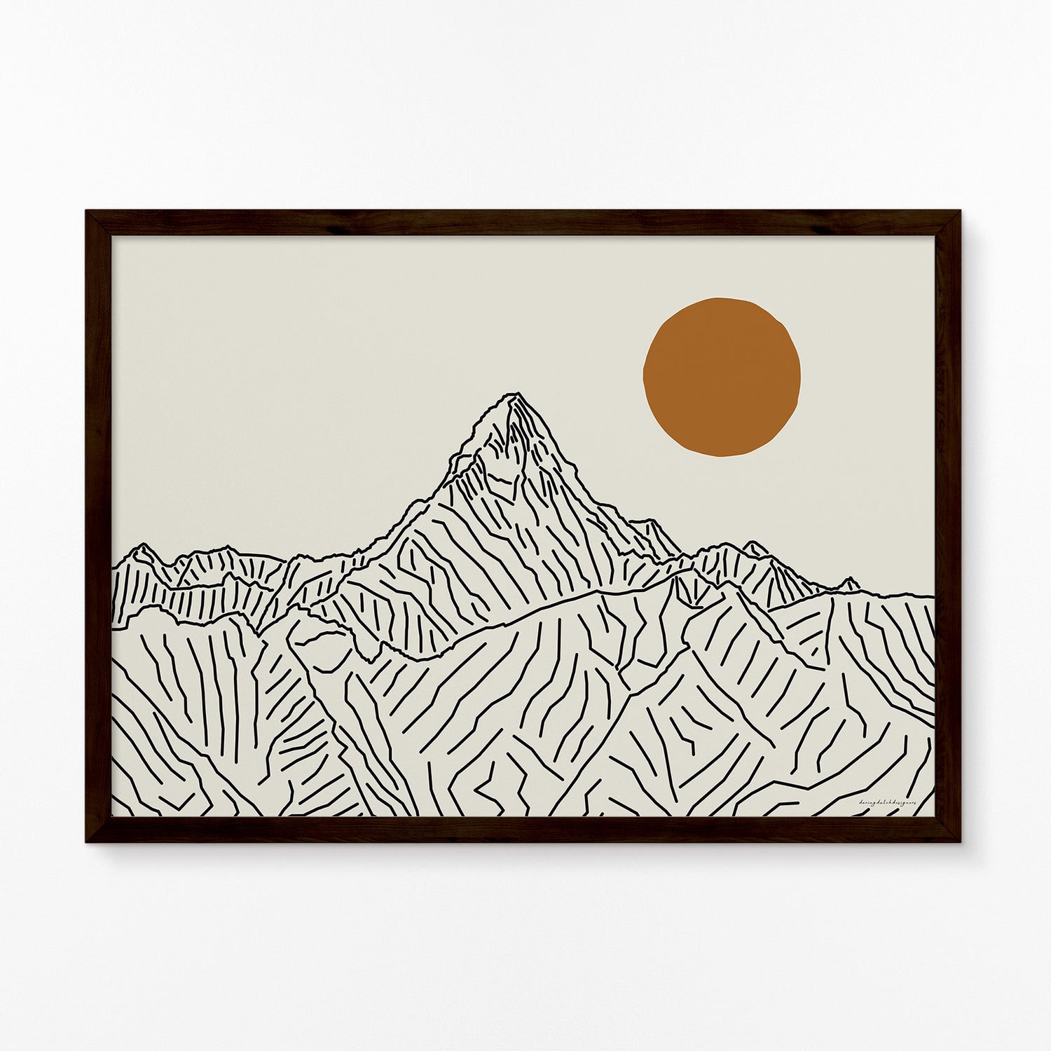 Mount Everest Poster Horizontaal