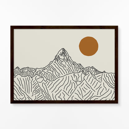 Mount Everest Poster Horizontaal