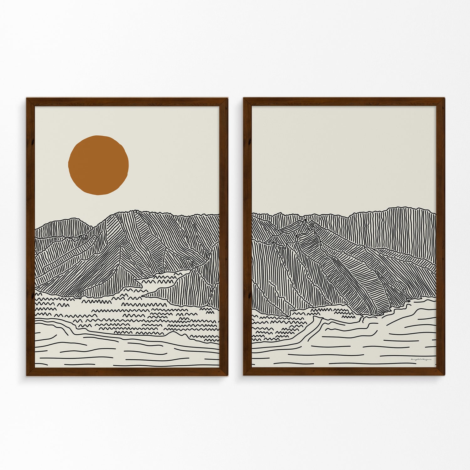 Tweeluik Poster - Jouw Herinnering aan Oahu, Hawaii