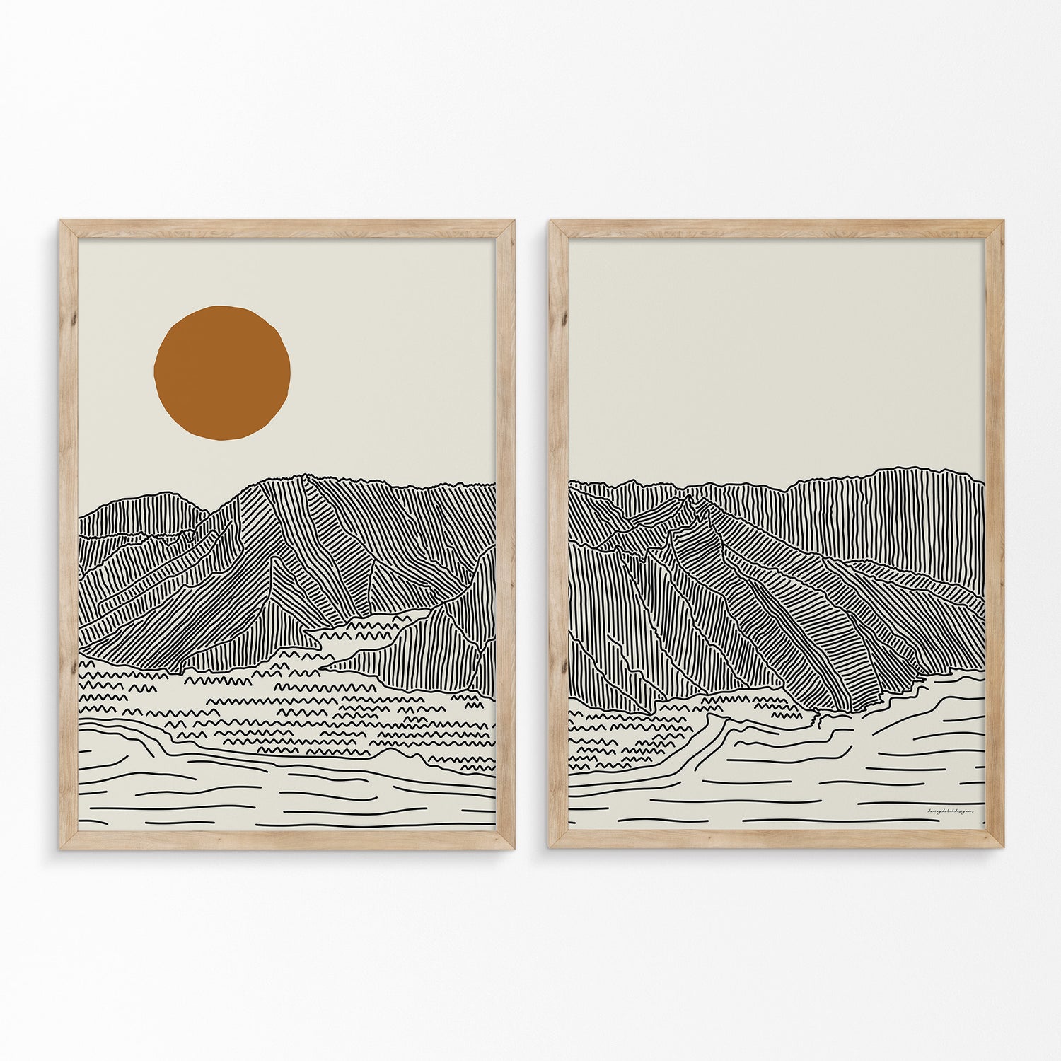 Tweeluik Poster - Jouw Herinnering aan Oahu, Hawaii