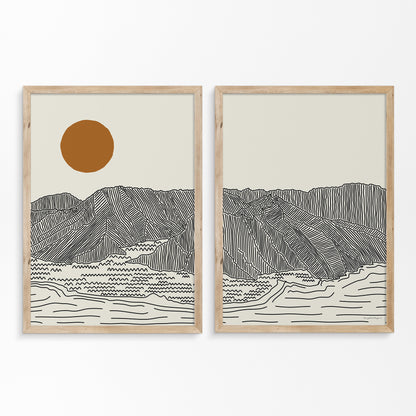 Tweeluik Poster - Jouw Herinnering aan Oahu, Hawaii