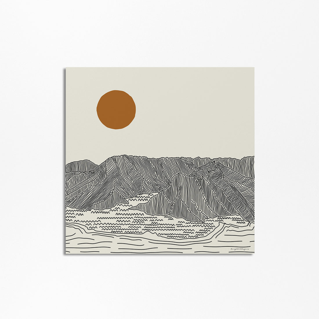 Poster Vierkant - Magisch Oahu Hawaii