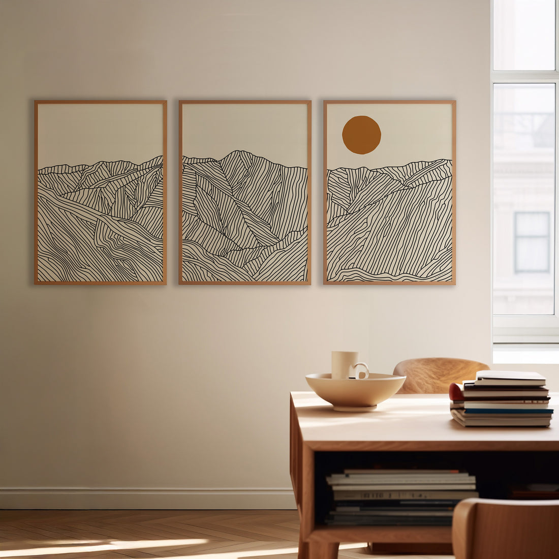 Dreiteiliges Poster: Geschichten aus den Südlichen Japanischen Alpen