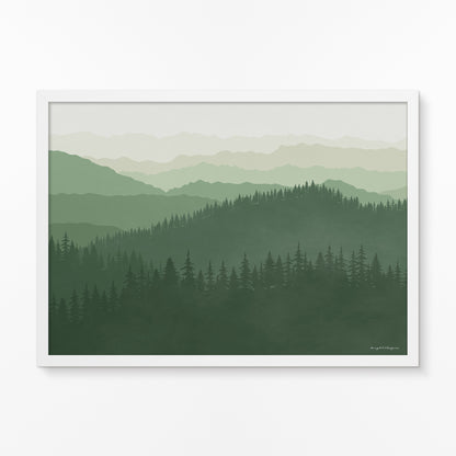 Poster Horizontaal: De Betovering van de Smoky Mountains, Voor Thuis