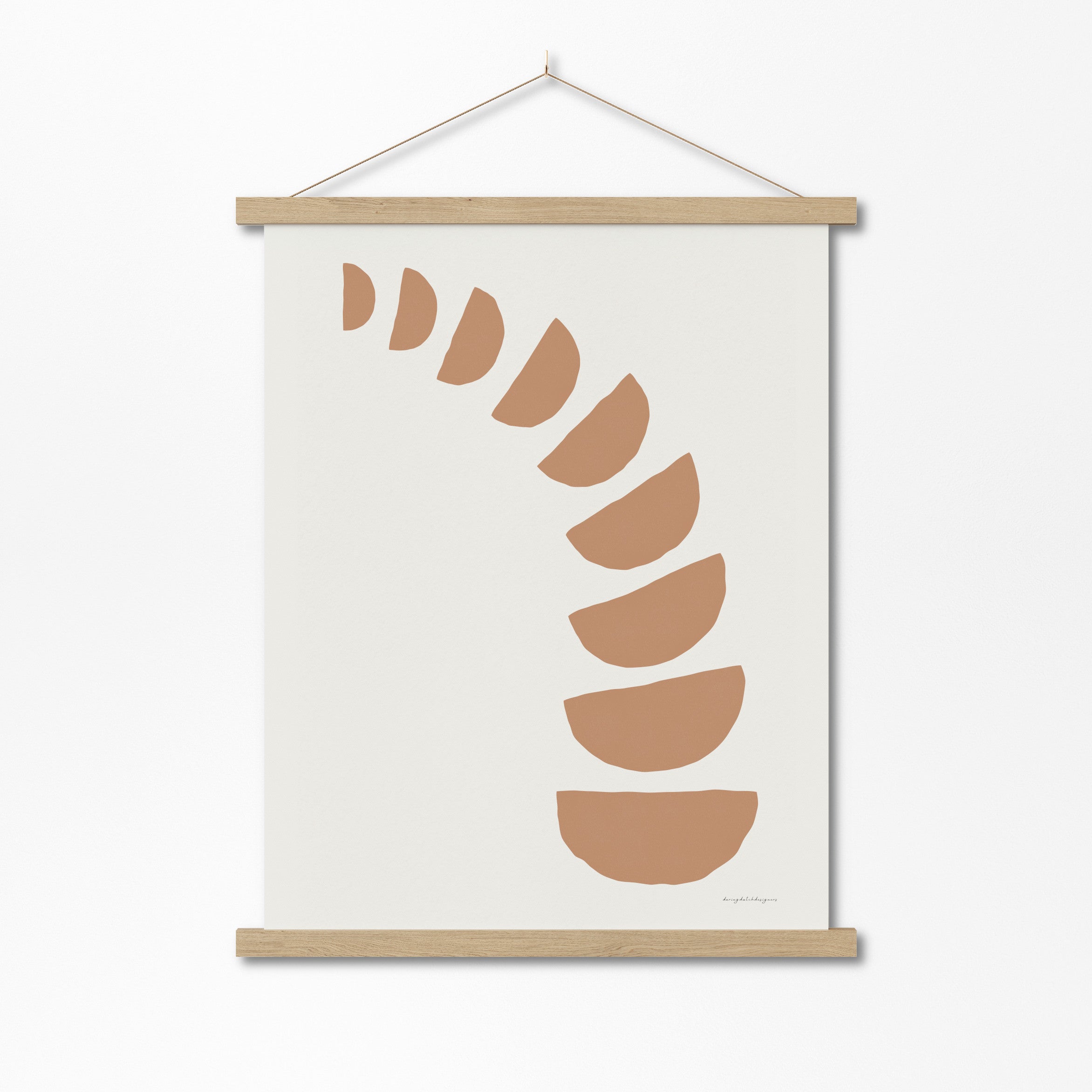 Japandi-Poster – Einzigartige Wabi-Sabi-Formen mit Posterhalter ...