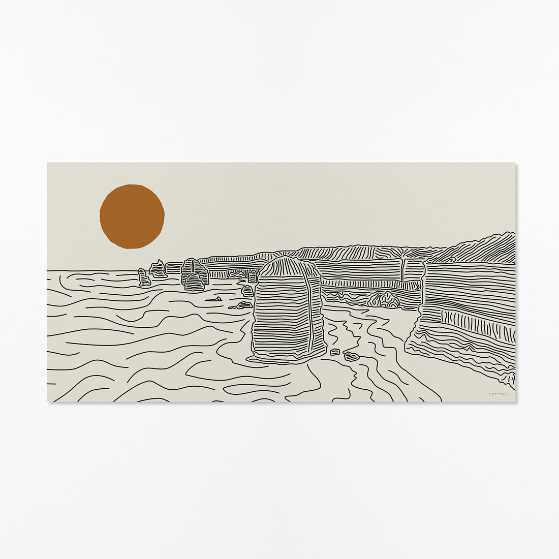 Great Ocean Road Australië Panorama Poster