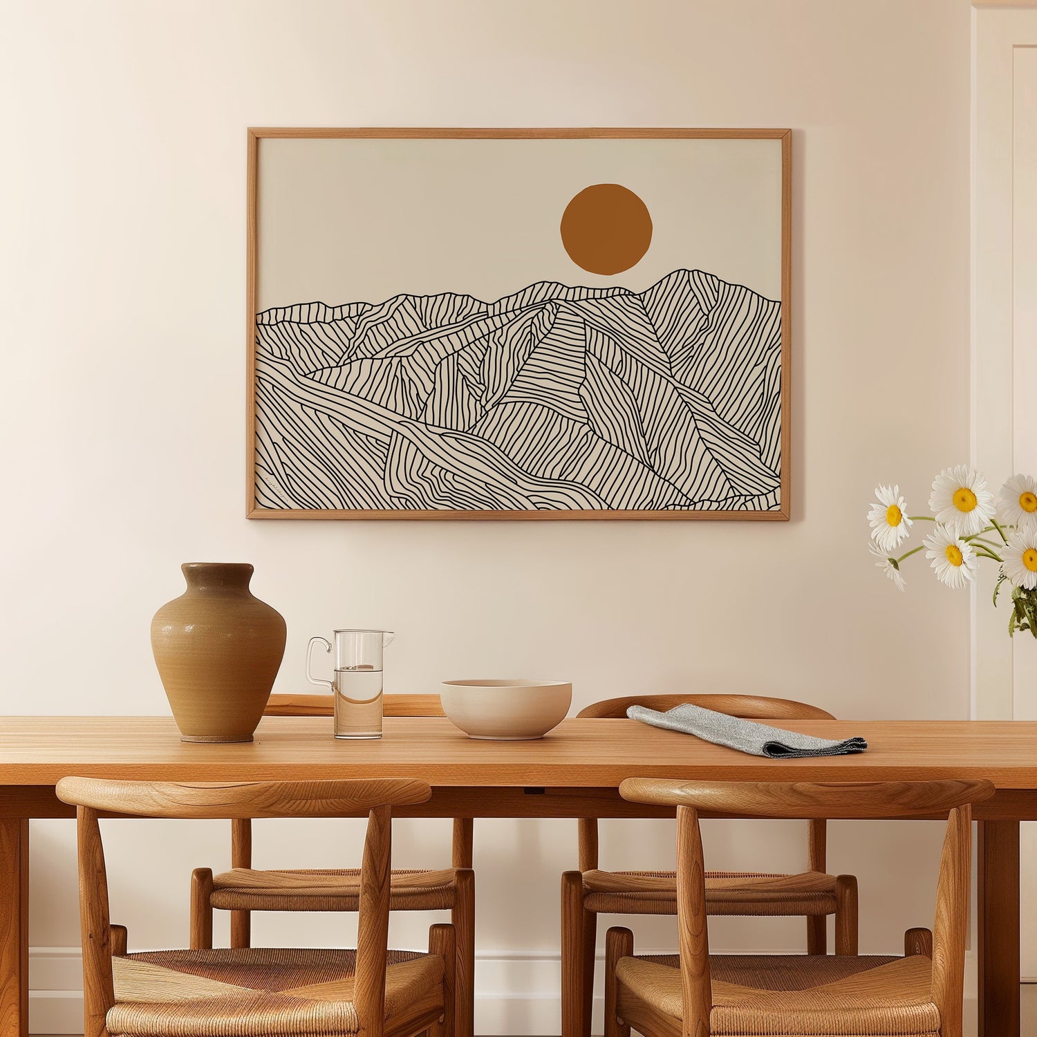 Horizontal Poster: A View Across Japan’s Southern Alps