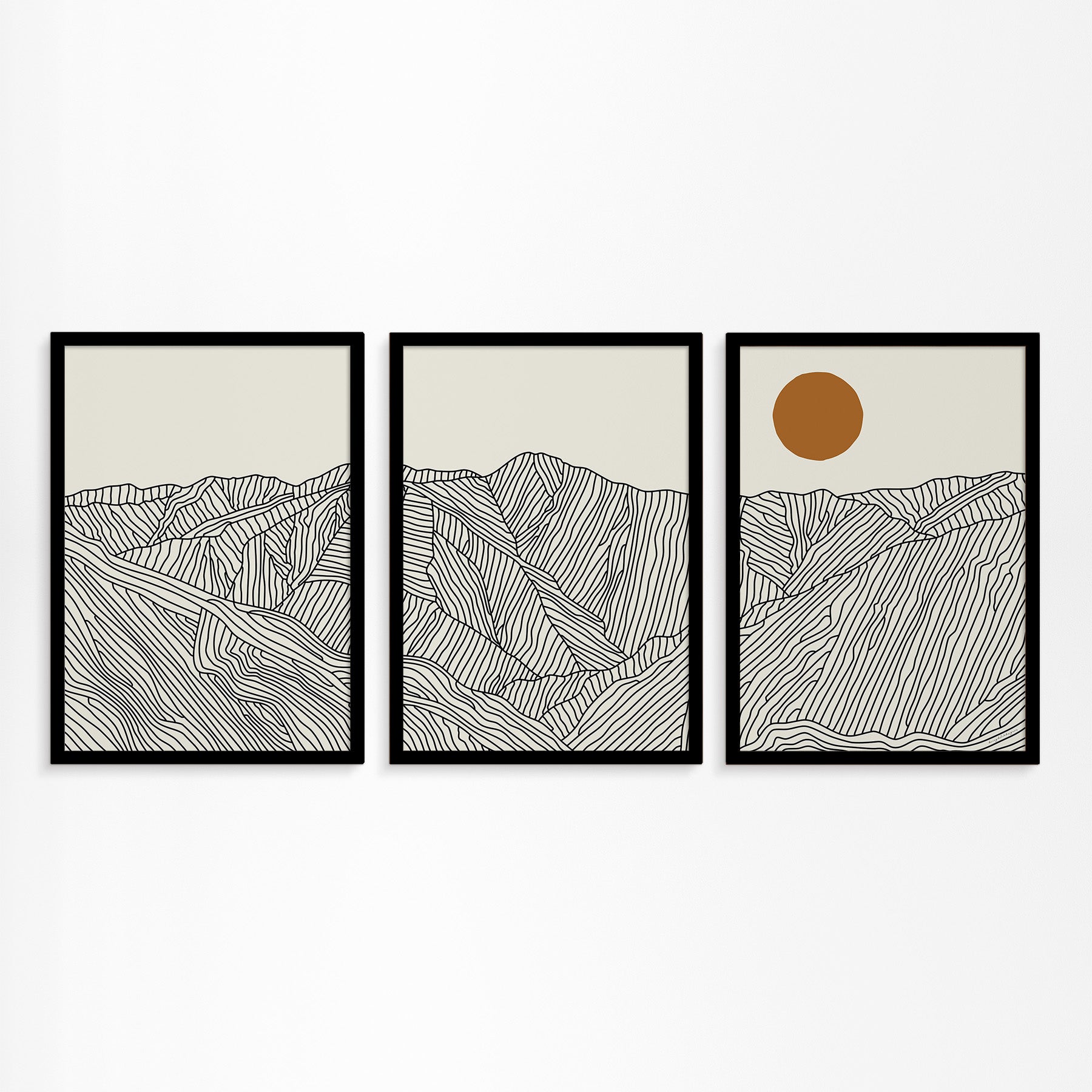 Three-Panel Poster: Stories from the Southern Japanese Alps