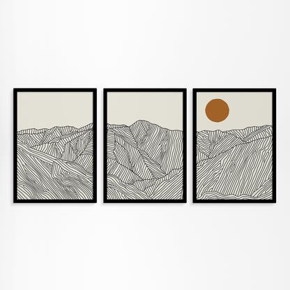 Three-Panel Poster: Stories from the Southern Japanese Alps