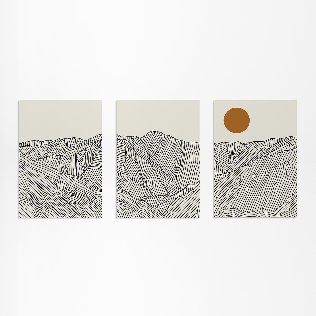 Dreiteiliges Poster: Geschichten aus den Südlichen Japanischen Alpen