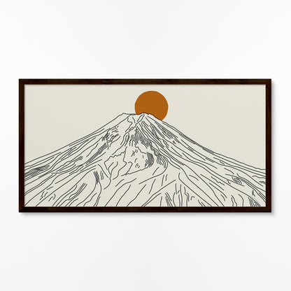 Reis naar Japan – Mount Fuji Panorama Poster