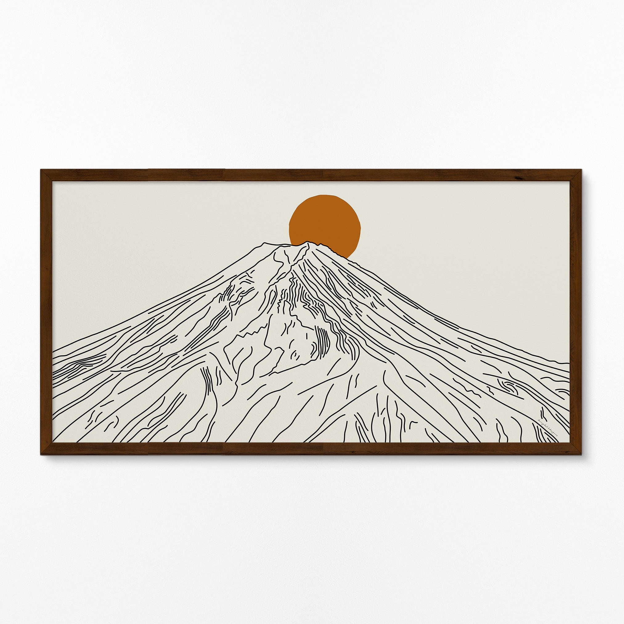 Reis naar Japan – Mount Fuji Panorama Poster