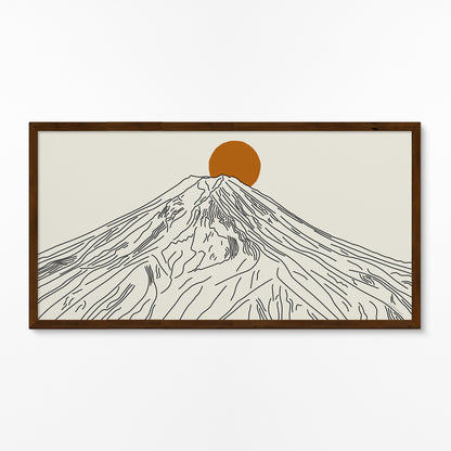 Reis naar Japan – Mount Fuji Panorama Poster