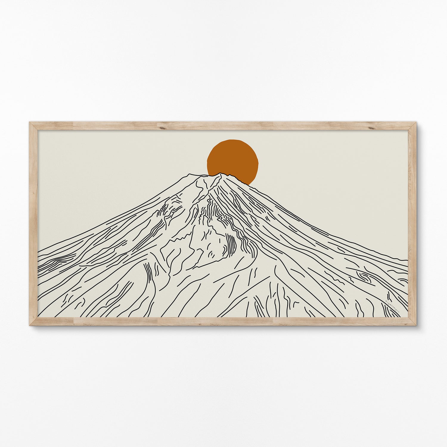 Reis naar Japan – Mount Fuji Panorama Poster