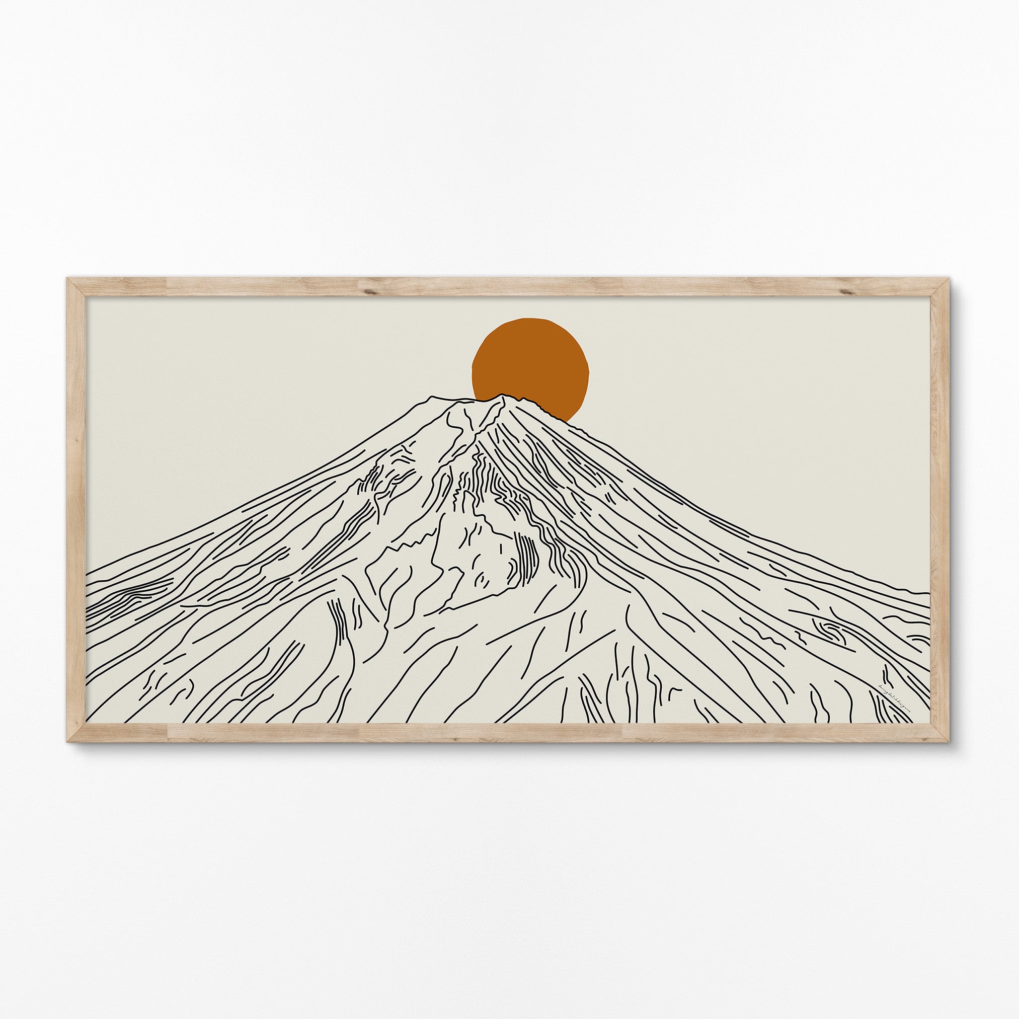 Reis naar Japan – Mount Fuji Panorama Poster